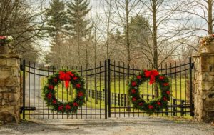 driveway and gate