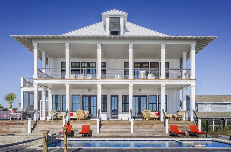 a custom-built house