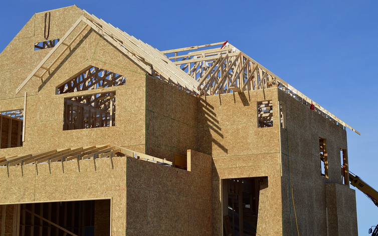 a house under construction